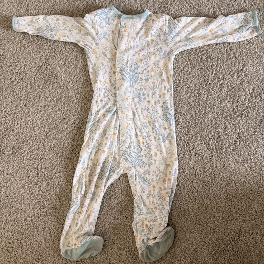Magnetic me footed sleeper onsie
